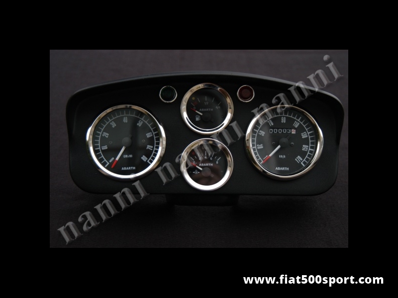 Fiat 500 D F R Abarth Dashboard With Black Instruments