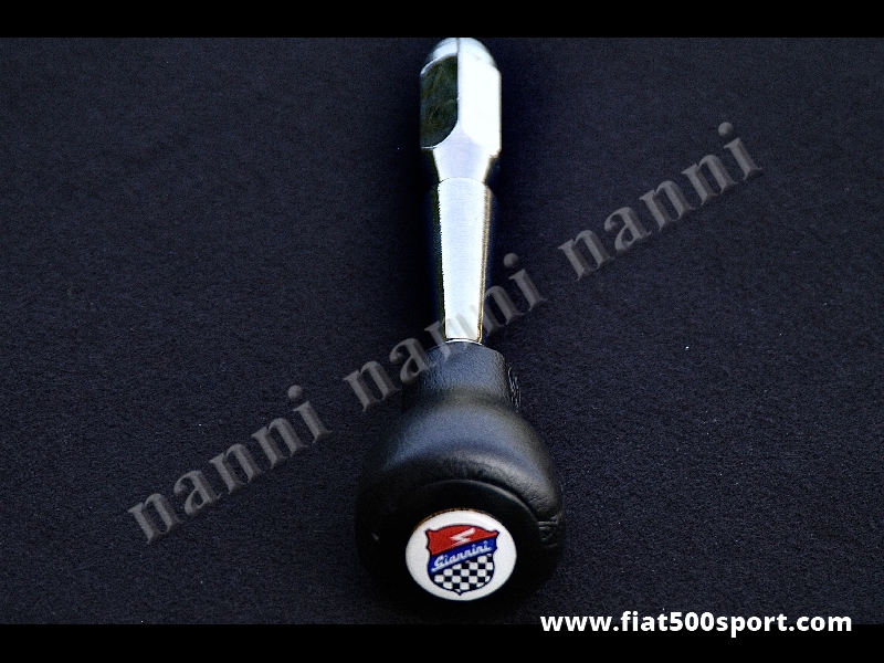 Art. 0042B - Fiat 500 Fiat 126 Giannini speed change lever with black color ballgrip. - Fiat 500 Fiat 126 Giannini speed change lever with black color ballgrip.
