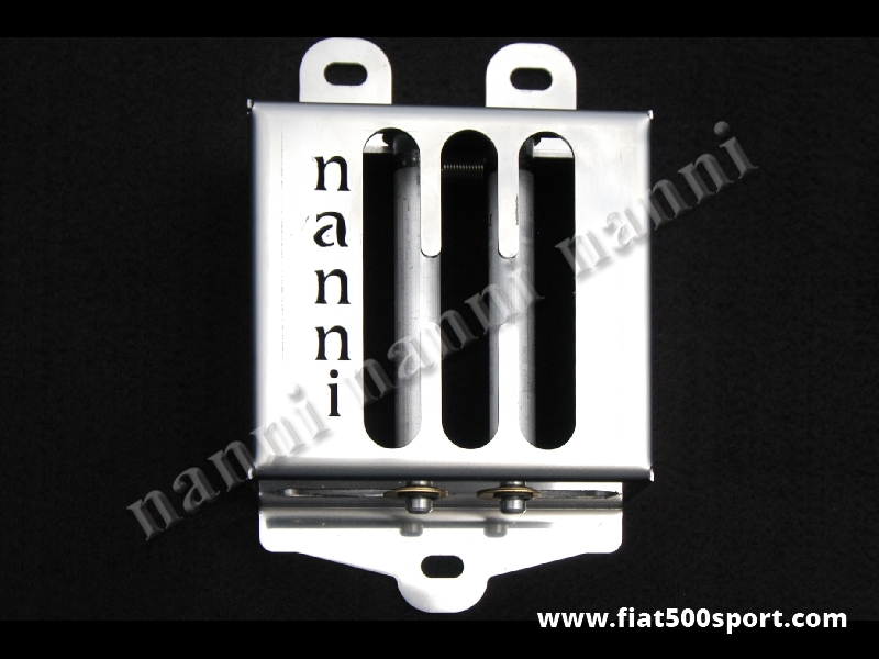 Art. 0071 - Fiat 500 Fiat 126 NANNI competition style 5 speed steel plate for ballgrip. - Fiat 500 Fiat 126 NANNI competition style 5 speed steel plate for ballgrip.
