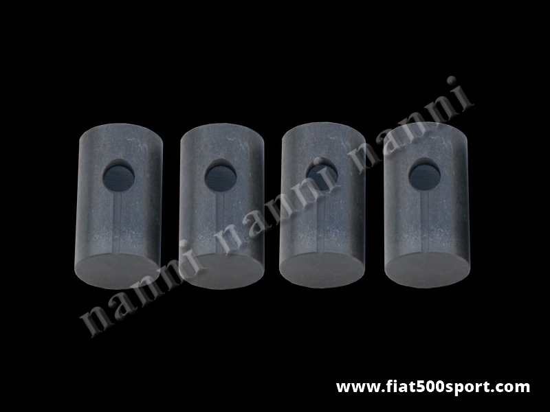 Art. 0386 - Bicchierini punterie Fiat 500 Fiat 126 ,  misura standard (serie di 4 pezzi). - Bicchierini punterie Fiat 500 Fiat 126 misura standard. Serie di 4 pezzi.

